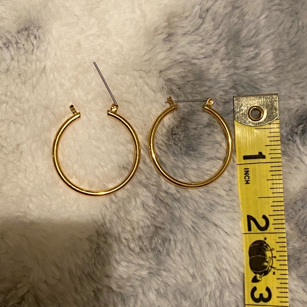 Elegant Gold Hoop Earrings